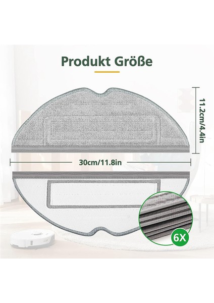 S8/s8+/s8 Pro Ultra G20 Çift Titreşimli Paspas Bezi Robotlu Süpürge Yedek Yedek Parça Aksesuarları (Yurt Dışından) fiyatları