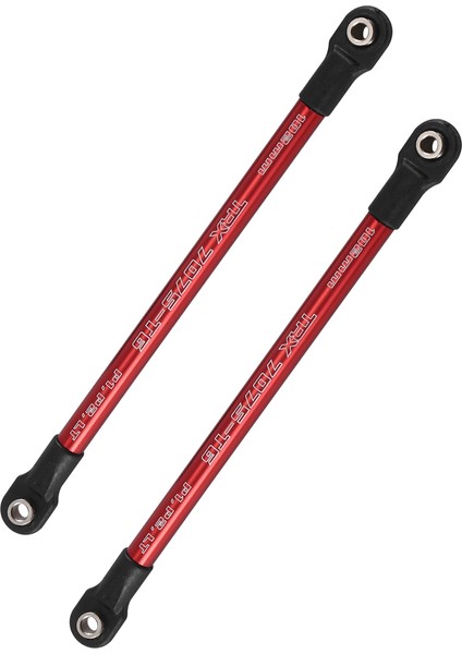 2 Adet Alüminyum Itme Çubuğu Bağlantı Çubuğu 5318X 5318 Kırmızı-Anodize 1/10 Traxxas E-Revo Zirvesi Revo Rc Araba Yükseltme Parçaları (Yurt Dışından)