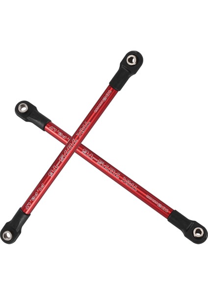 2 Adet Alüminyum Itme Çubuğu Bağlantı Çubuğu 5318X 5318 Kırmızı-Anodize 1/10 Traxxas E-Revo Zirvesi Revo Rc Araba Yükseltme Parçaları (Yurt Dışından) fırsatları