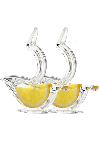 Manuel Limon Sıkacağı, Akrilik Manuel Limon Dilim Sıkacağı, Taşınabilir Şeffaf Meyve Sıkacağı, Kuş Şekli, El Sıkacağı (2pc) (Yurt Dışından)