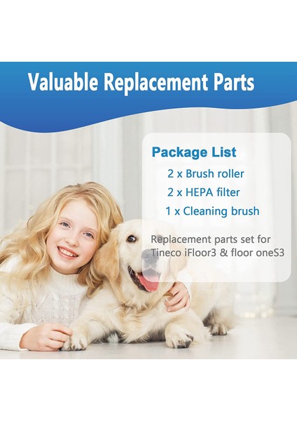 Ifloor3, Floor One S3 Islak ve Kuru Elektrikli Süpürge ile Uyumlu Yedek Parçalar Fırça Silindirleri Filtreler (Yurt Dışından) fiyatları