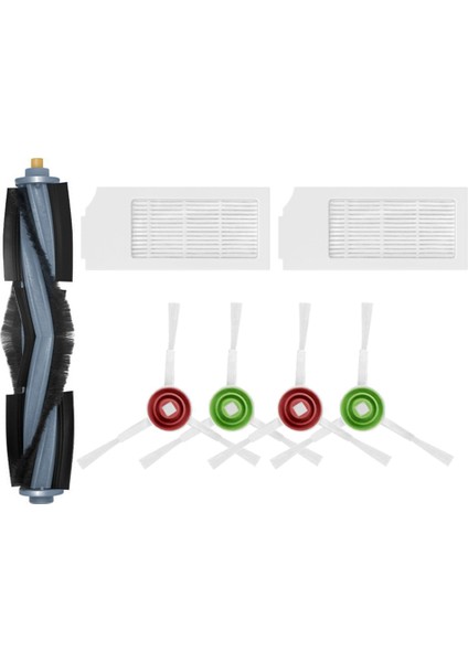 Yedek Ana Yan Fırça Hepa Filtre Deebot T10/T10 Turbo Robotlu Süpürge Aksesuarları Parçaları (Yurt Dışından)