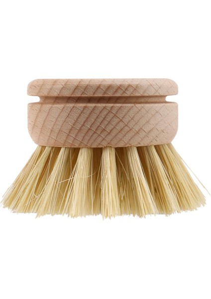 Bulaşık Fırçası, Bulaşık Fırçası, 6 Adet Yedek Fırça Başlıkları Ahşap Temizleme Bulaşık Fırçası Doldurulabilir Mutfak Kayın (Yurt Dışından)