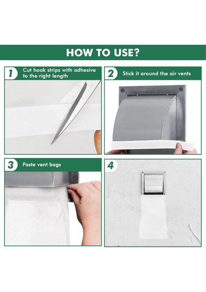 4 Paket Kurutucu Havalandırma Tüy Bırakmayan Çanta Tüy Bırakmayan Tuzaklar Tüy Bırakmayan Toz Torbası Açık Hava Kurutucu Delikleri Için Tüy Bırakmayan ve Toz Yakalayan Beyaz (Yurt Dışından) modelleri