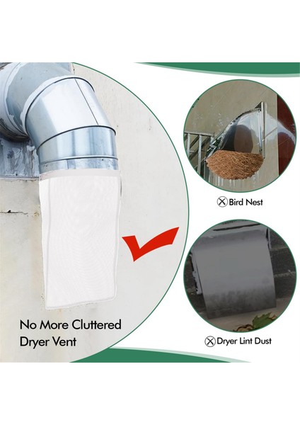 4 Paket Kurutucu Havalandırma Tüy Bırakmayan Çanta Tüy Bırakmayan Tuzaklar Tüy Bırakmayan Toz Torbası Açık Hava Kurutucu Delikleri Için Tüy Bırakmayan ve Toz Yakalayan Beyaz (Yurt Dışından) fırsatları