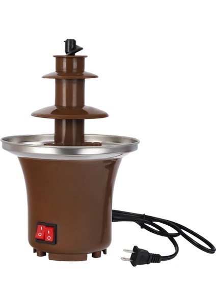 Ev Çikolata Çeşmesi Otomatik Eritme Güveç Eritme Makinesi, Isıtma ile Eritme Kulesi Ev Yapımı Çikolata Abd Plug (Yurt Dışından)