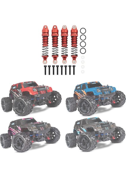 4pcs Traxxas Için Metal Ön ve Arka Şok Emicisi Traxxas Latrax Teton Çöl Prerunner Sst 1/18 Rc Kamyon Araba Yükseltme Parçaları, A (Yurt Dışından)