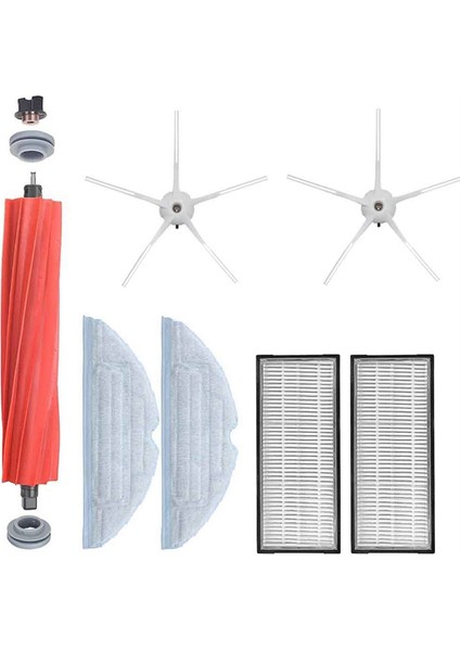 Aksesuarlar Kiti S7 S7 Artı T7S T7S Artı G10 Robotlu Süpürge Ana Yan Fırça Paspas Pedleri Hepa Filtreler (Yurt Dışından)