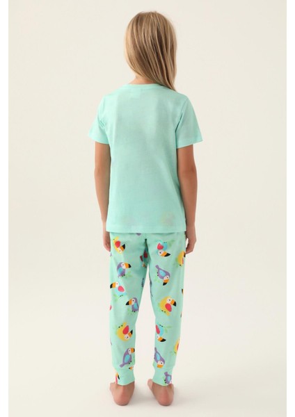 3403 Jungle Kız Çocuk Pijama Takımı