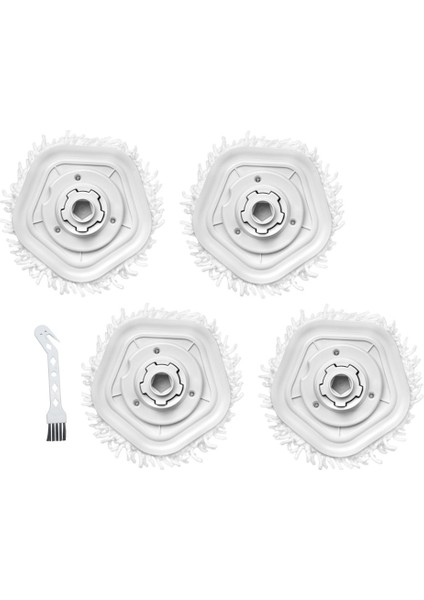 4 Takım Bot W10 W10PRO Elektrikli Süpürge Ayrılabilir Braketi Paspas Bezi Ev Yedek Aksesuarlar Kiti (Yurt Dışından)