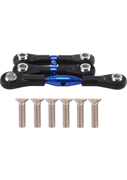 3 Adet Metal Direksiyon Çubuğu Bağlantı Çubuğu Rot Tamiya Tt-01 TT01 1/10 Rc Araba Yükseltme Parçaları Aksesuarları, Mavi (Yurt Dışından) modelleri