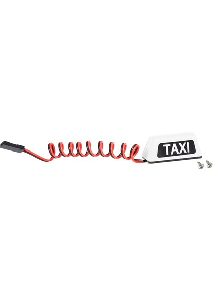 Taksi Araba Tavan Işık Evrensel Rc Araba Için 1/10 Rv 1/8 Tırmanma Araç Off-Road Araç Dıy Güçlendirme Rc Araba R160 Beyaz (Yurt Dışından)