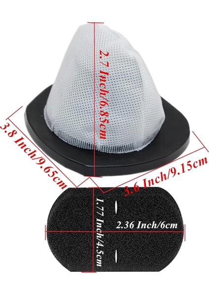 4 Paket 2030 Filtreleri Bissell Vakum Modelleri 2030, 2030B, 2030J, 2030K, 2030L, 2030H Için Yedek Parça, 1611501 Parçasıyla Karşılaştırın (Yurt Dışından)