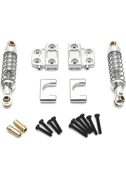 Alüminyum Arka Aksını Yay Sabitleme Diy Rc Araba Kamyonu Rc Araba Aksesuarları Mn 1/12 MN82 LC79 MN78 Gümüş (Yurt Dışından)