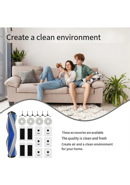 Ecovacs Deebot T30 / T30 Max / T30 Pro Robot Süpürge Aksesuarları, Ana Fırçalı Yedek Set, Toz Torbaları (Yurt Dışından) fiyatları