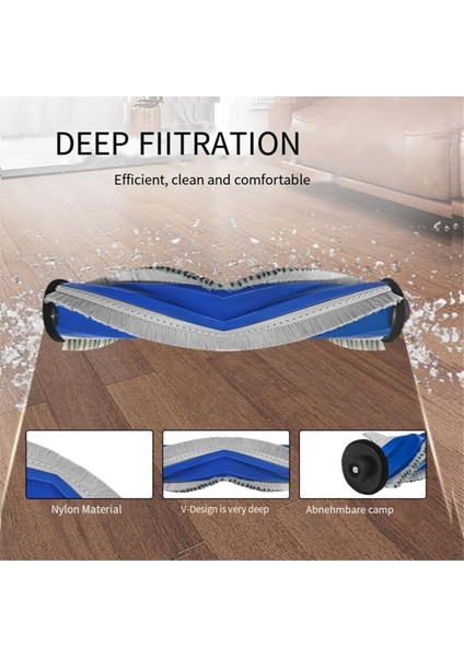 Ecovacs Deebot T30 / T30 Max / T30 Pro Robot Süpürge Aksesuarları, Ana Fırçalı Yedek Set, Toz Torbaları (Yurt Dışından) modelleri