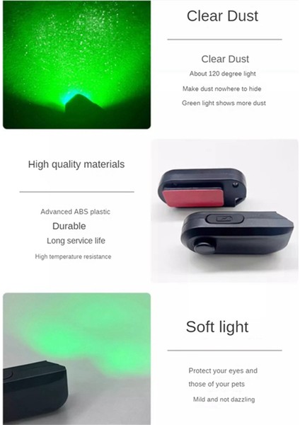 2 Adet Şarj Edilebilir Elektrikli Süpürge Toz Göstergesi LED Işık Ortaya Mini Toz Pet Saç Köpek Kürk Evrensel Vakum Lamba Parçaları (Yurt Dışından) fiyatları