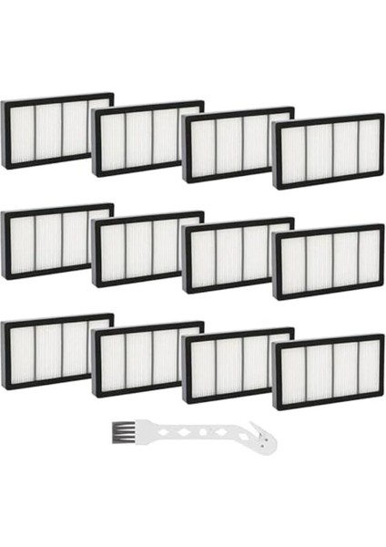 S9(9150),S9+(9550) S9 Plus,s Serisi Elektrikli Süpürge,12 Paket Hepa Filtre,1 Paket Aracı Için Yedek Parça Kiti (Yurt Dışından)