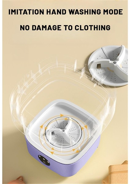 Taşınabilir Çamaşır Makinesi, Mini Yıkama Makinesi, Büyük Kapasiteli Katlanabilir Yıkama Makinesi. Iç Çamaşırların Derin Temizliği, Giysiler Yeşil Ab Tak (Yurt Dışından) indirimleri