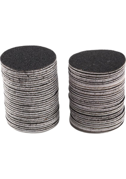 60 Adet Yedek Zımpara Diskleri Ped (Normal Kaba 100 Grit) Elektrikli Ayak Dosyası Nasır Sökücü Pedikür Aracı (Yurt Dışından)