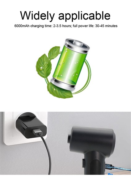 Hava Temizleyici 68W Sıkıştırma Üfleyici 51000 Rpm Siyah Güçlü Emme Taşınabilir Bilgisayar Klavye Çok Fonksiyonlu (Yurt Dışından) fiyatları