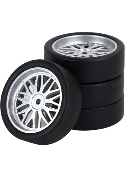 4 Adet 32MM Rc Drift Lastik Tekerlek Sert Lastik Ldrc AE86 1/18 Rc Araba Yükseltme Parçaları Aksesuarları (Yurt Dışından)