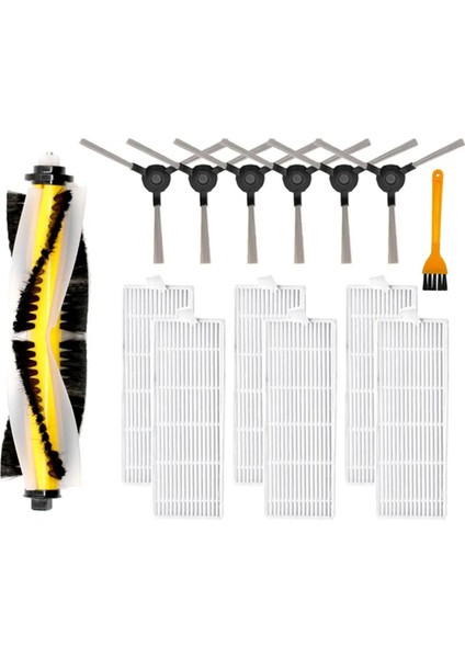 Deluxe 370 Robot Süpürgeler Için Rulo Ana Yan Fırça Hepa Filtre Yedek Parça Yedek Aksesuarlar (Yurt Dışından)