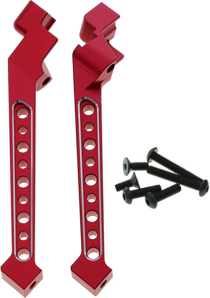 Alüminyum Arka Şasi Brace Tower 9521 1/8 Traxxas Kızak 95076-4 Rc Araba Yükseltme Parçaları Aksesuarları, Kırmızı (Yurt Dışından)