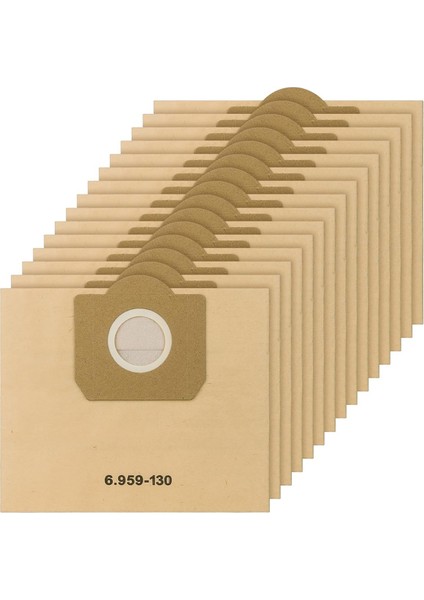 6.959-130.0 Için 15'li Paket Elektrikli Süpürge Torbası, Elektrikli Süpürge Için Kağıt Filtre Torbası, Wd3 1629 Mv3 Premium (Yurt Dışından)