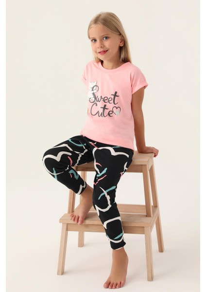 3399 Garson Sweet Kız Çocuk Pijama Takımı