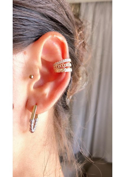 Çoklu Duran Rose Vip Earcuff