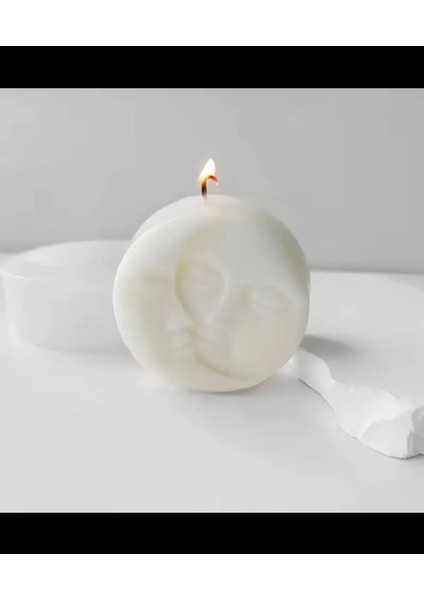 Arescollection Dekoratif Hediyelik Şık Hilal Mum