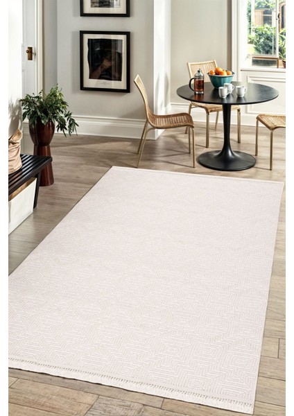 Yonca 0307 Yumuşak Dokulu Halı Salon Mutfak Koridor Kesme Yolluk Dokuma Makine Halısı