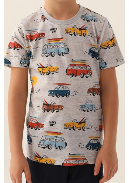 3358 Surf's Up Erkek Çocuk Pijama Takımı