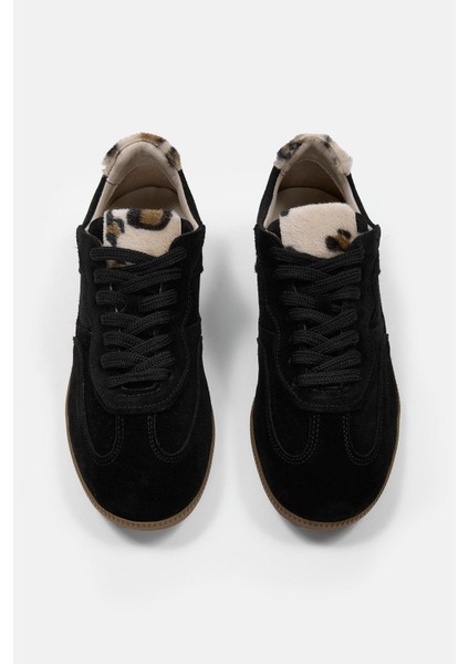 Mina Siyah Süet Hakiki Deri Kadın Sneaker fiyatları