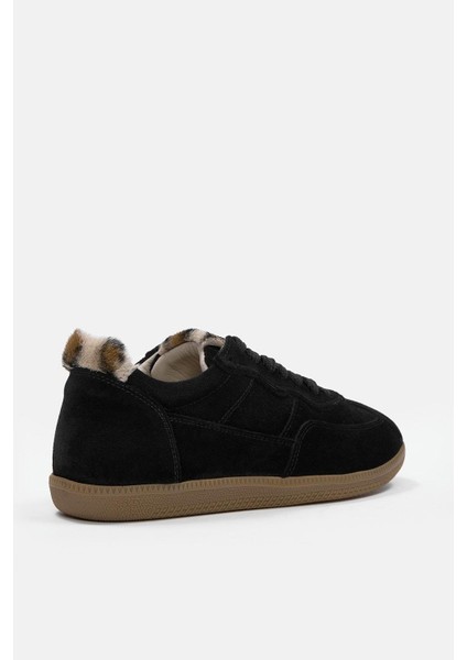 Mina Siyah Süet Hakiki Deri Kadın Sneaker fırsatları