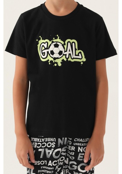 3344 Garson Goal Erkek Çocuk Pijama Takımı
