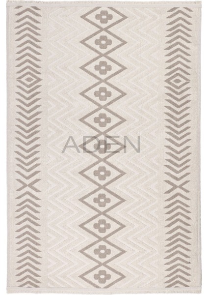 Lina 0104 Iskandinav Desenli Pamuk Dokuma Kilim Makine Halısı fiyatları