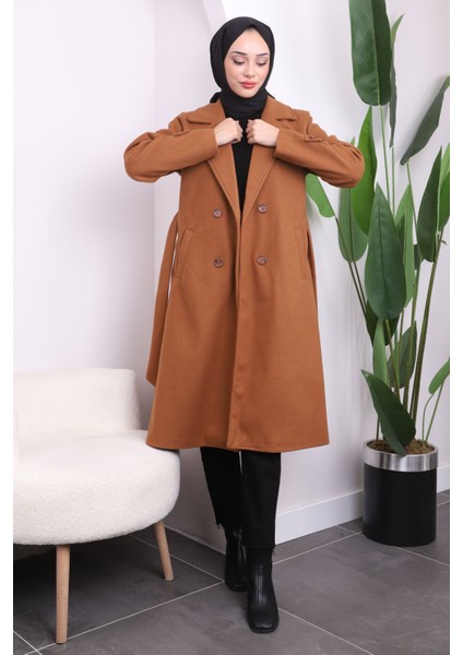 Taba Kruvaze Yaka Kaşe Kaban fiyatları