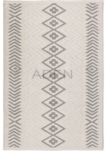 Lina 0101 Iskandinav Desenli Pamuk Dokuma Kilim Makine Halısı