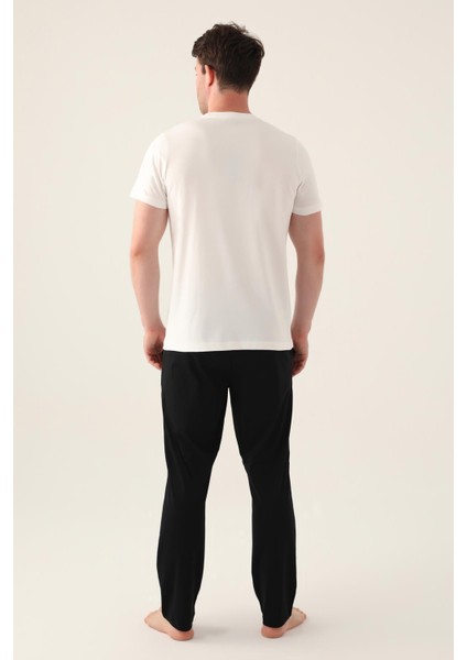 3010 The Erkek Kısa Kollu Pijama Takımı