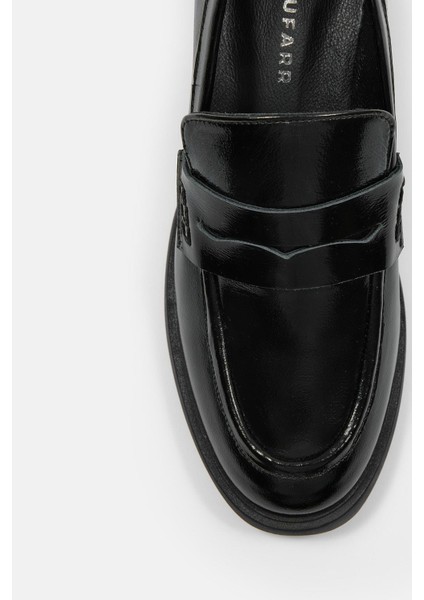 Marlies Siyah Rugan Hakiki Deri Topuklu Ayakkabı modelleri