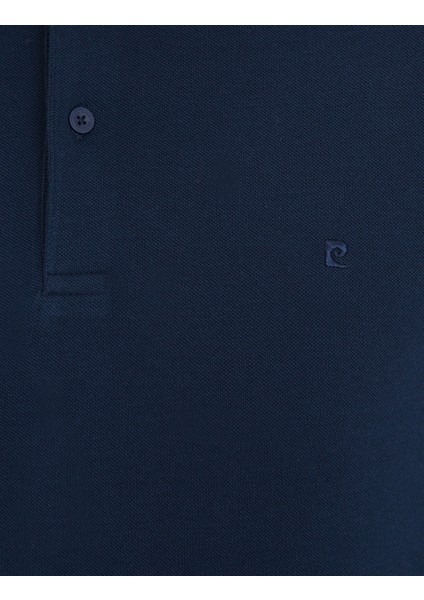 Erkek Lacivert Slim Fit Basic Sweatshirt 50241551-VR033
