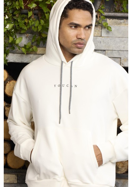Kapişonlu Erkek Içi Polarlı Sweartshirt 503