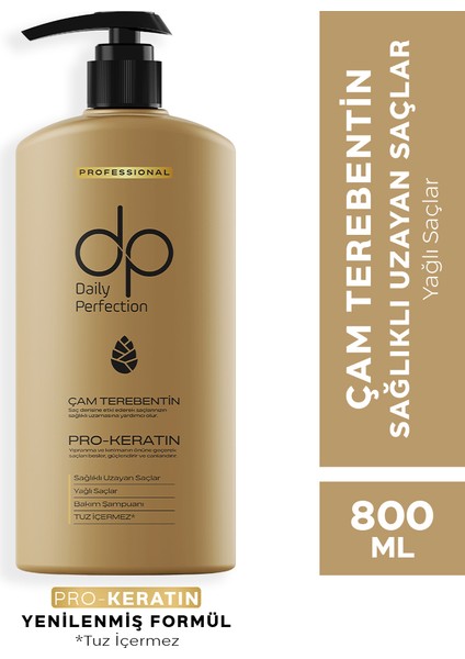 Dp Daily Perfection  4'lü Set Şampuan 800 ml