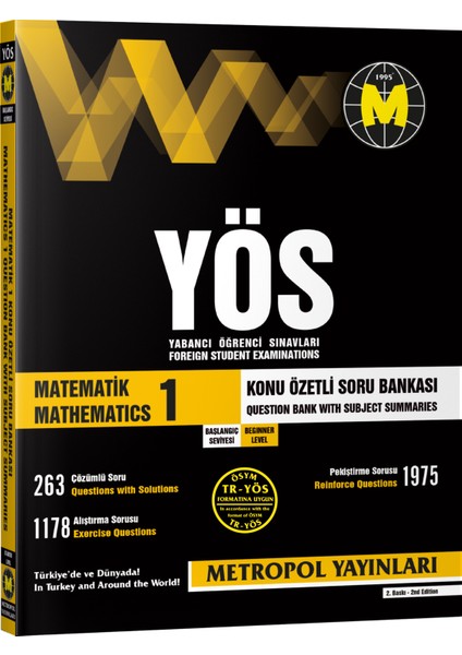 Yös Matematik 1 Konu Özetli Soru Bankası (Başlangıç Seviyesi)