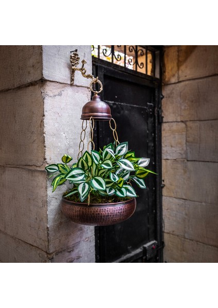 Flower Pot Bakır Saksı