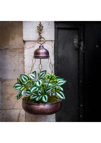 Flower Pot Bakır Saksı