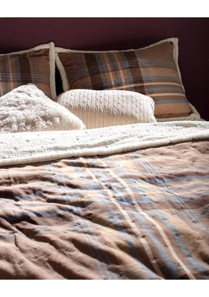 Palloys Sherpa Tek Kişilik Yatak Örtüsü - Bej fiyatları