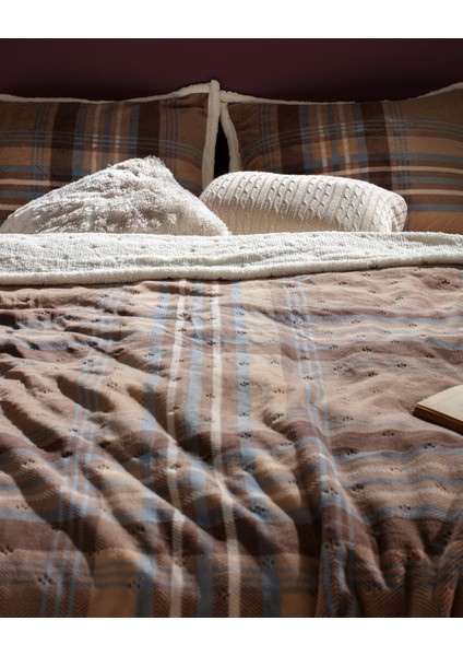 Palloys Sherpa Tek Kişilik Yatak Örtüsü - Bej modelleri